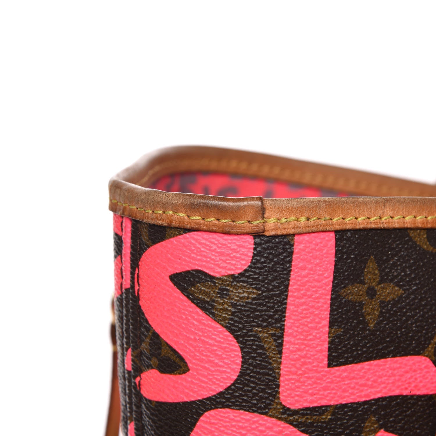 Louis Vuitton Monogram Graffiti Neverfull GM Fuchsia 15 of 19