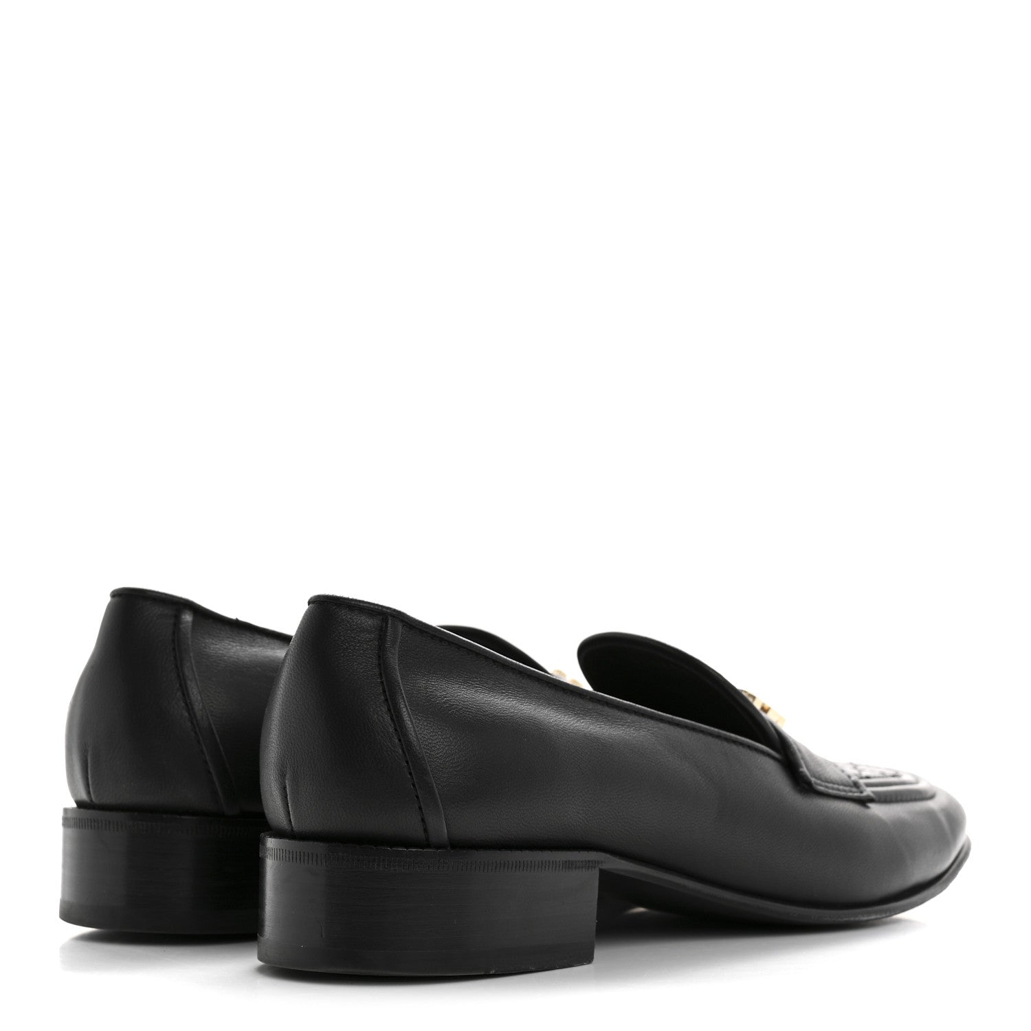 Chanel Lambskin Quilted Boy Loafers 39.5 Black 5 of 11
