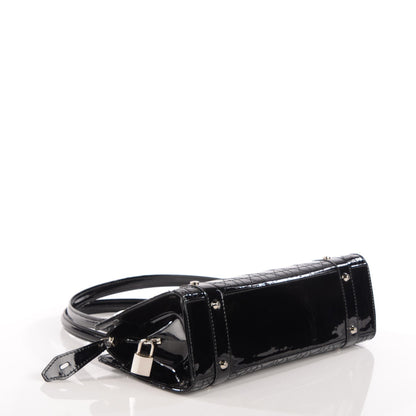Christian Dior Patent Cannage Stitched East West Lady Dior Black 4 of 9