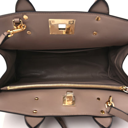 Salvatore Ferragamo Calfskin Medium Studio Bag Caraway Seed 4 of 7