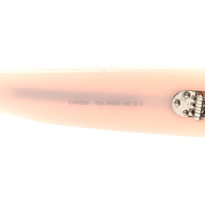 Celine Acetate Butterfly Sunglasses CL402361 Shiny Pink Smoke 6 of 6