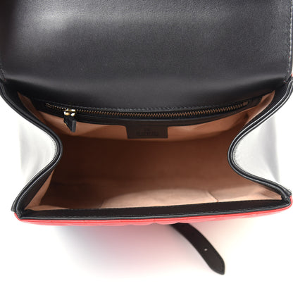 Gucci Calfskin Bamboo Trapuntata Queen Margaret Backpack Blue Agata Hibiscus Red Mystic White Sugar Pink 4 of 8