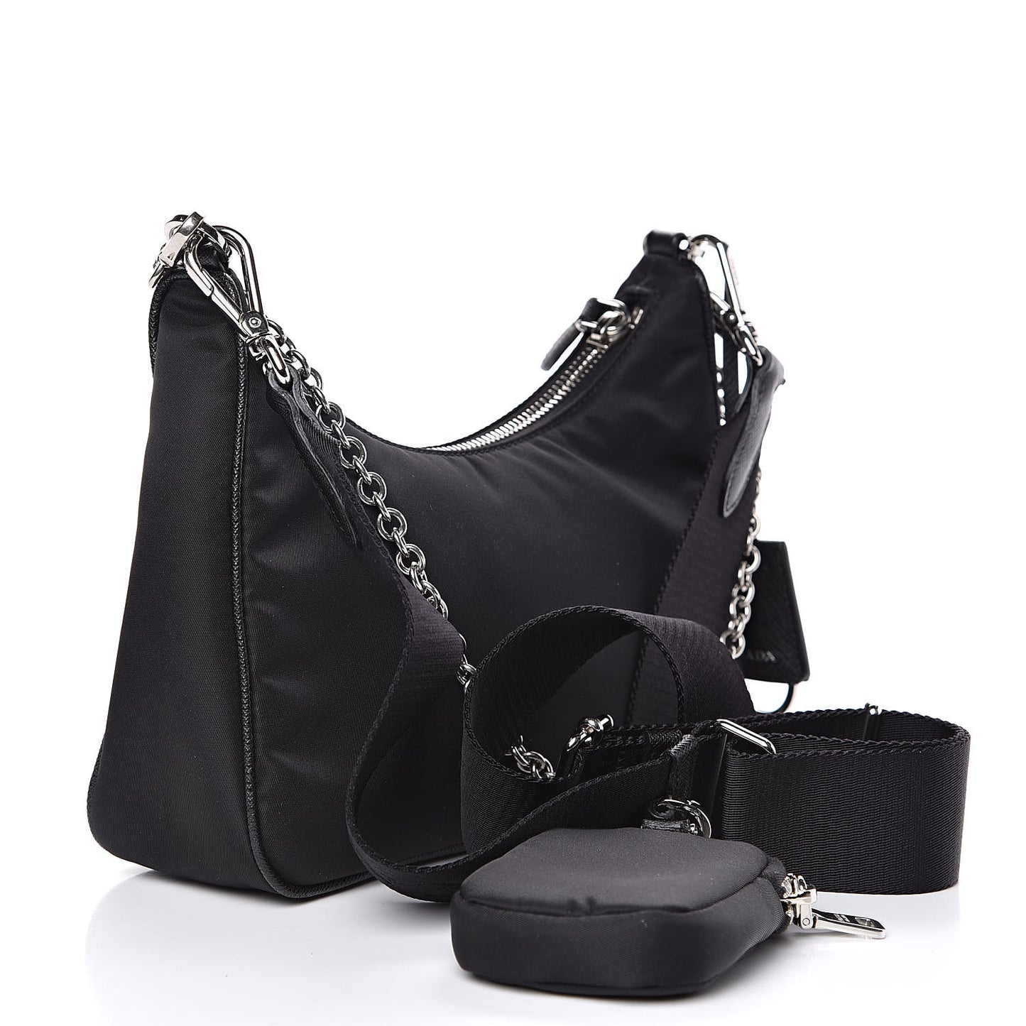 Nylon Re-Edition 2005 Shoulder Bag Black