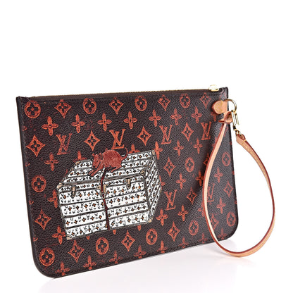 Louis Vuitton Catogram Neverfull MM GM Pochette Marron 3 of 7