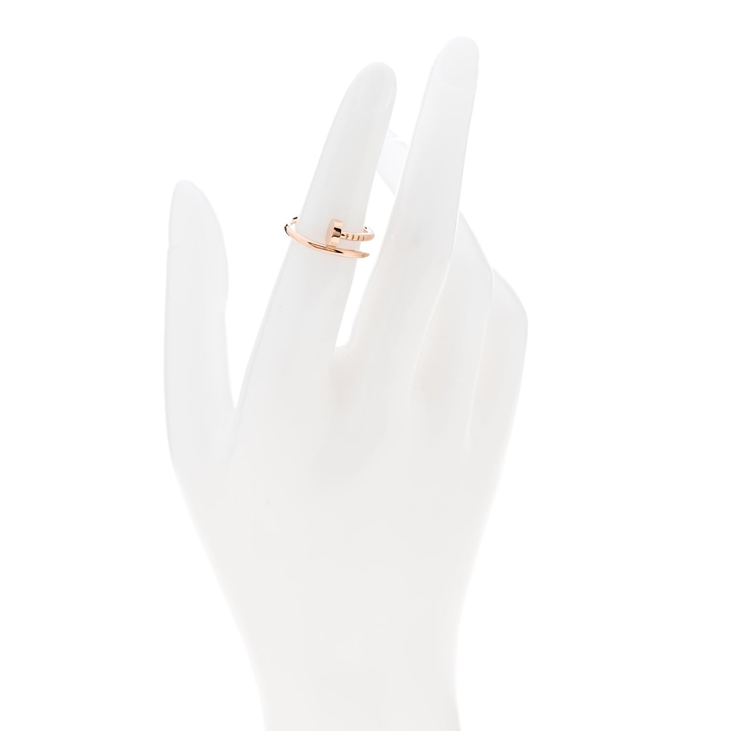Cartier 18K Pink Gold Small Juste Un Clou Ring 49 5 2 of 5