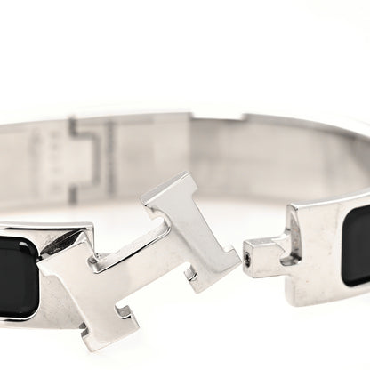 Hermes Enamel Narrow Clic Clac H Bracelet PM Black 5 of 5