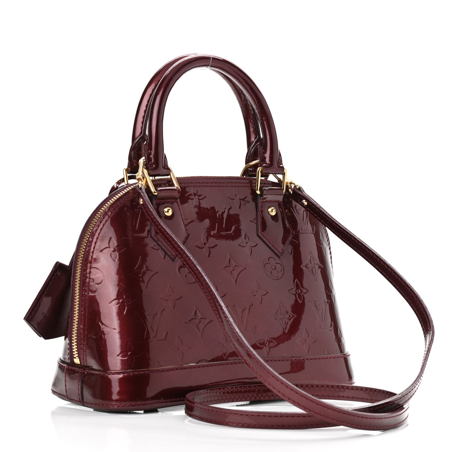 Louis Vuitton Vernis Alma BB Magenta 1 of 10