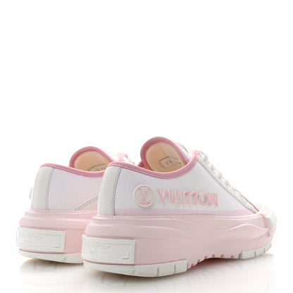 Louis Vuitton Canvas LV Squad Sneakers 38 White Pink 4 of 10