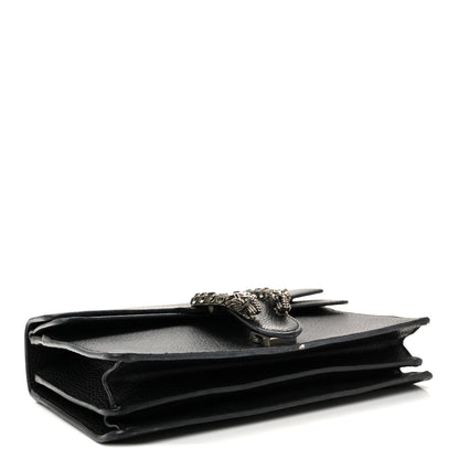Gucci Pebbled Calfskin Small Dionysus Shoulder Bag Black 4 of 13