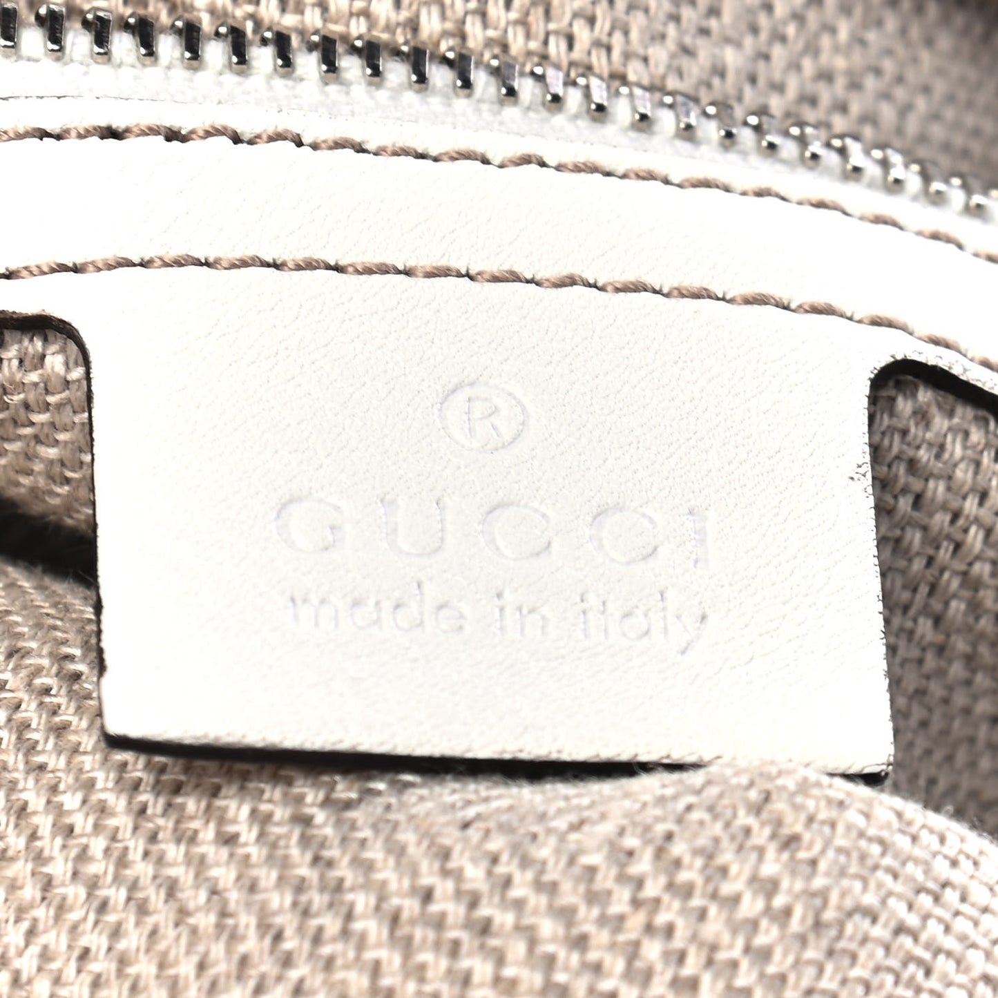 Monogram Icon Bit Large Tote Off White