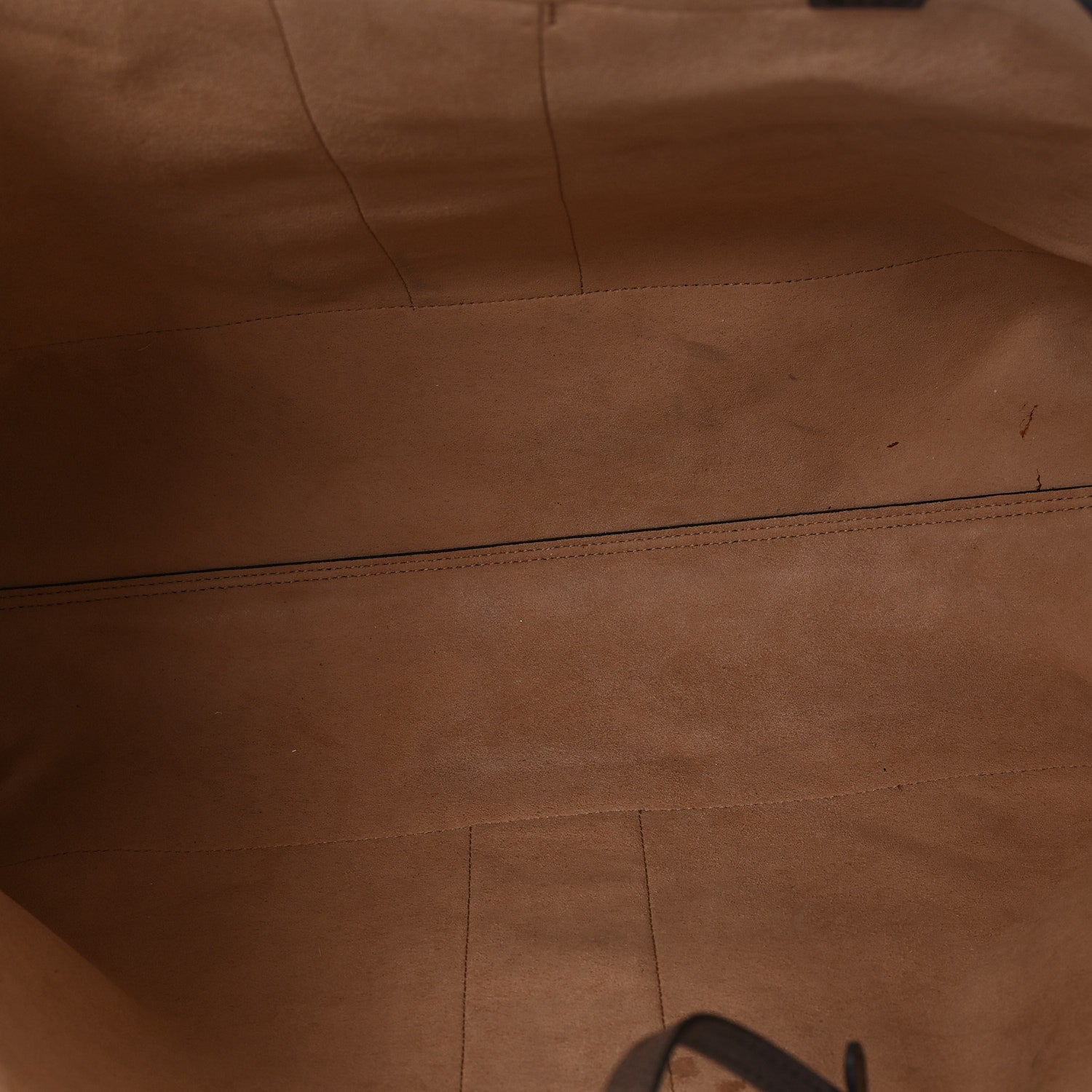 Gucci GG Supreme Monogram Web Ophidia Tote Brown 6 of 11