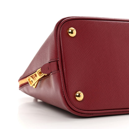 Prada Saffiano Lux Medium Open Promenade Tote Cerise 7 of 10