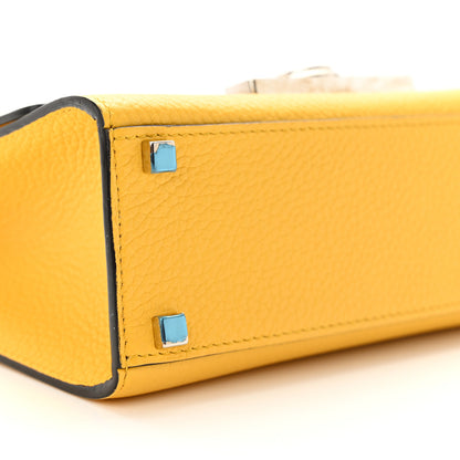 Moynat Taurillon Blush Rejane BB Saffron Yellow 9 of 11