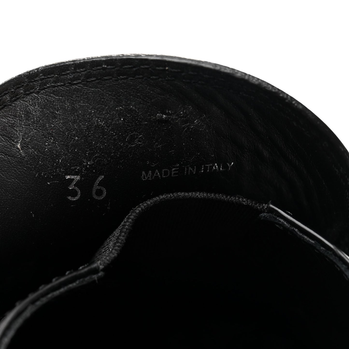 Spazzolato Metal Triangle Logo 50mm Loafers 36 Black