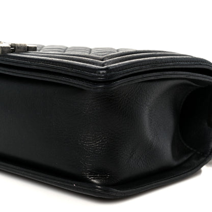 Chanel Calfskin Quilted Medium Boy Flap Black 10 of 10