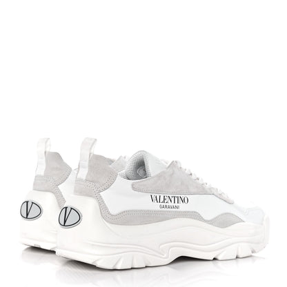 Valentino Garavani Calfskin Suede Mens Gumboy Sneakers 40.5 White 4 of 9