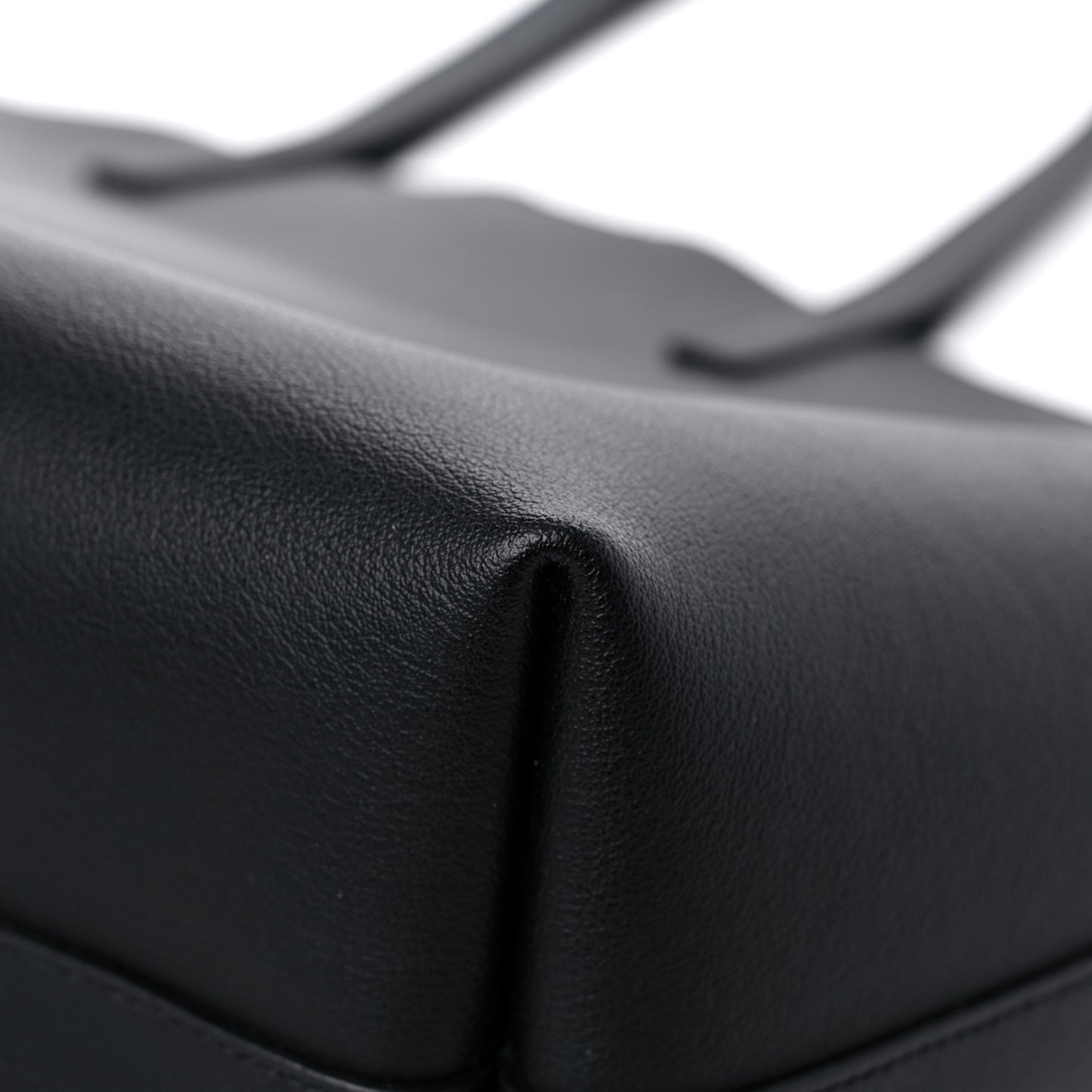 Calfskin Large Shopping Tote Black