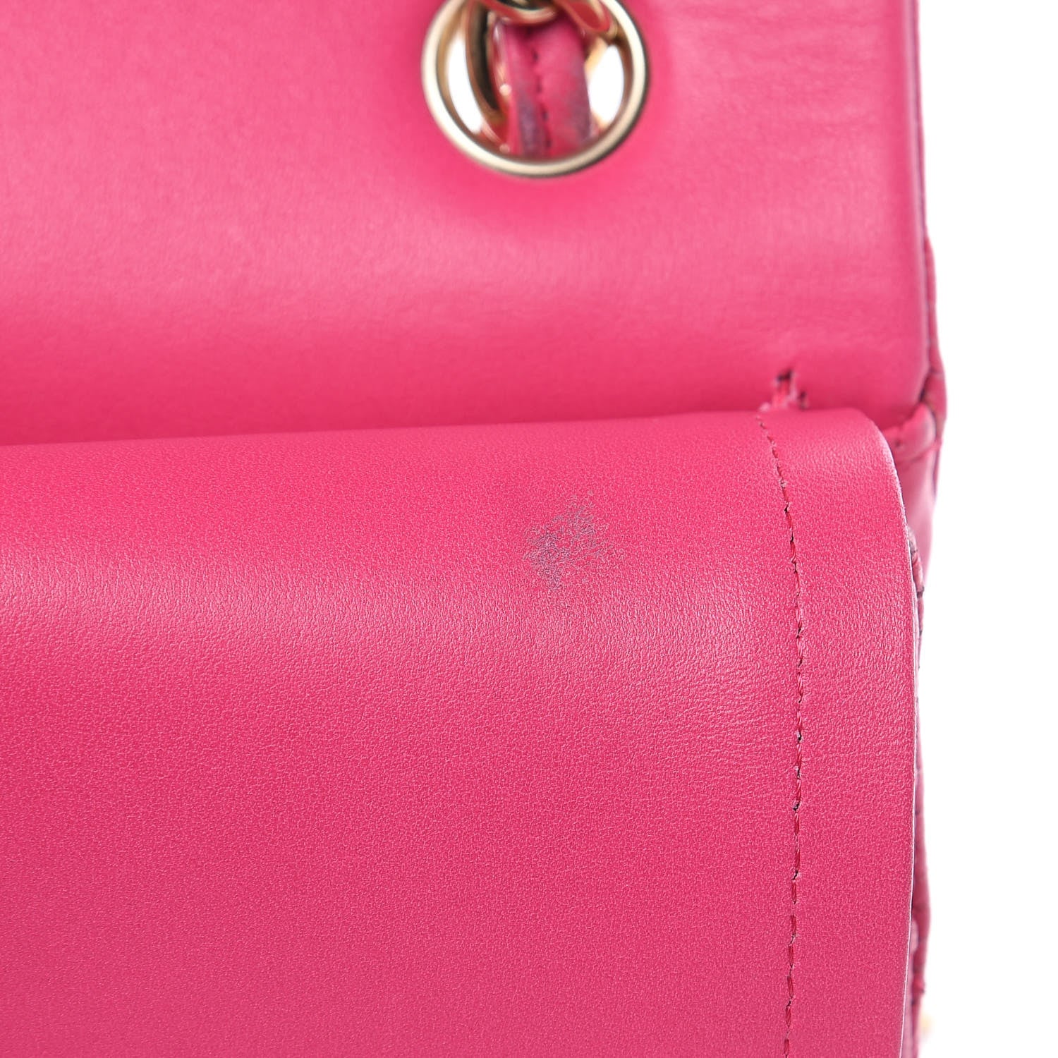 Chanel Lambskin Quilted Jumbo Double Flap Fuchsia 20 of 23