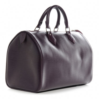 Louis Vuitton Epi Speedy 30 Cassis Purple 3 of 7