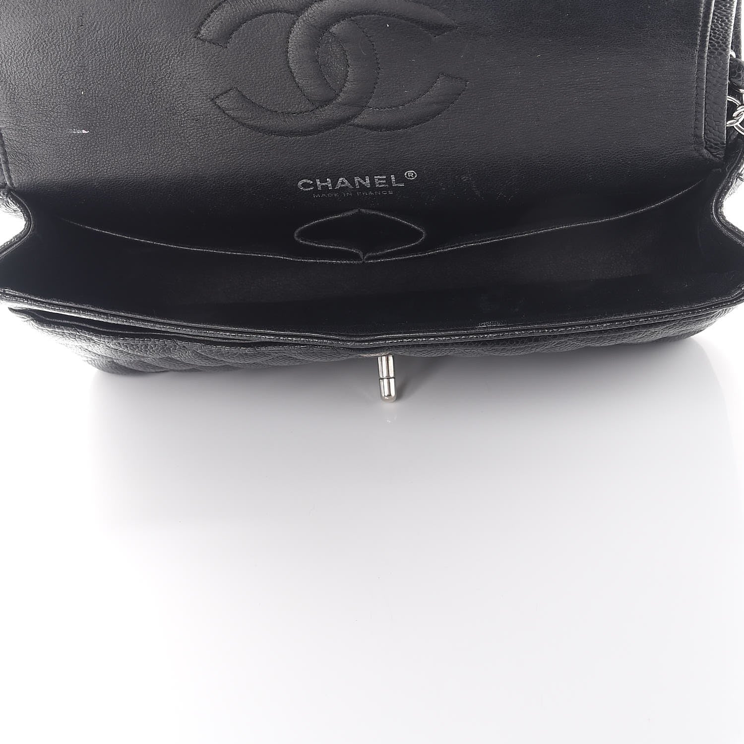 Chanel Caviar Quilted Medium Double Flap Black 5 of 26