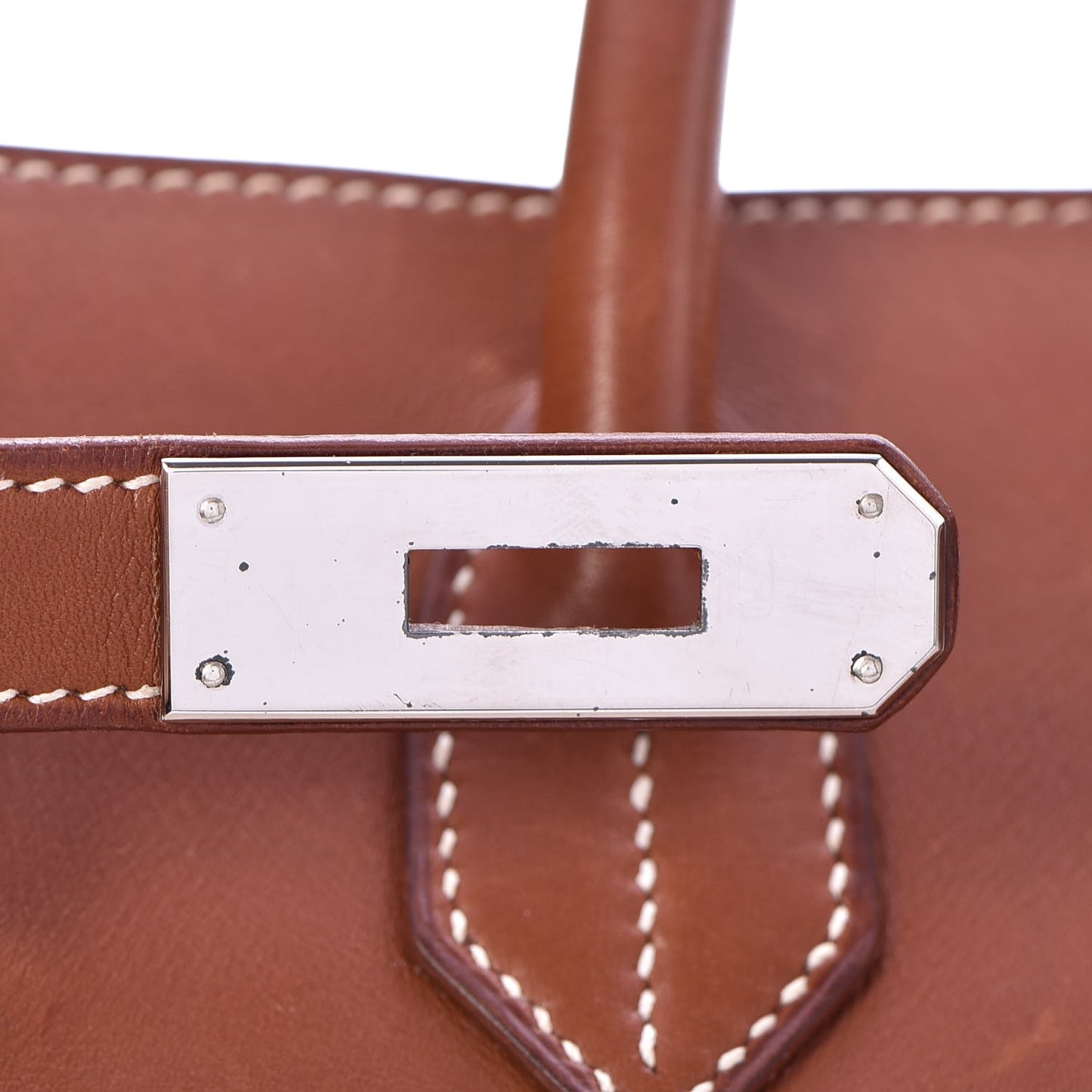 Toile Barenia Birkin 35 Fauve