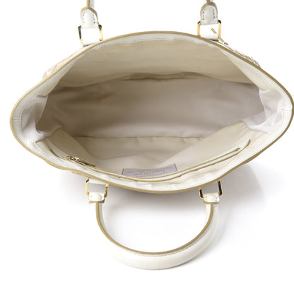 Louis Vuitton Monogram Sabbia Cabas MM White 6 of 11