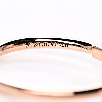 Tiffany 18K Rose Gold T Wire Ring 51 5.75 4 of 4