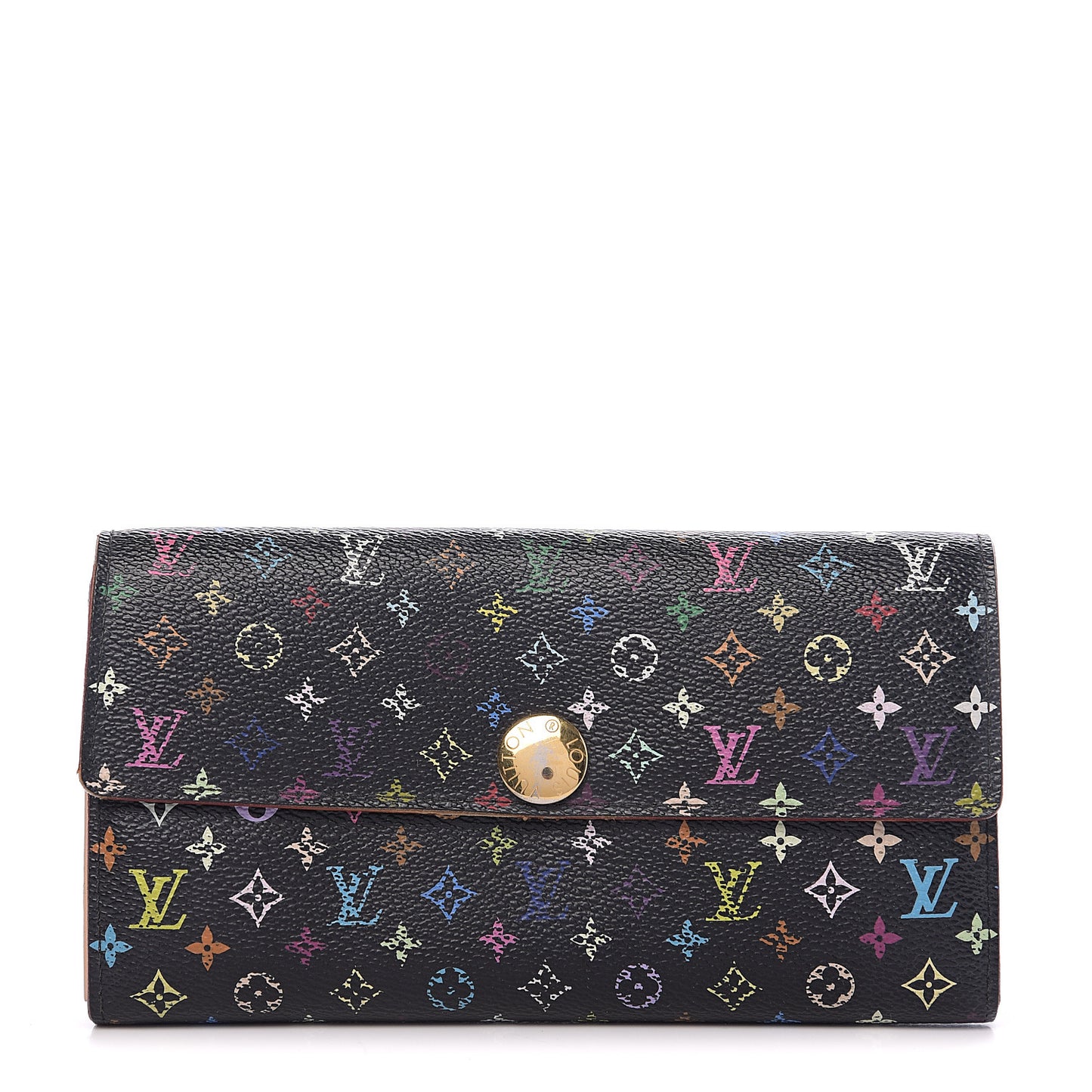 Monogram Multicolor Sarah Wallet Black Grenade