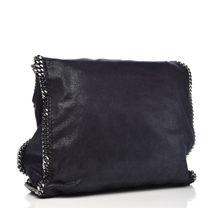 Stella McCartney Shaggy Deer Big Falabella Tote Navy 3 of 11