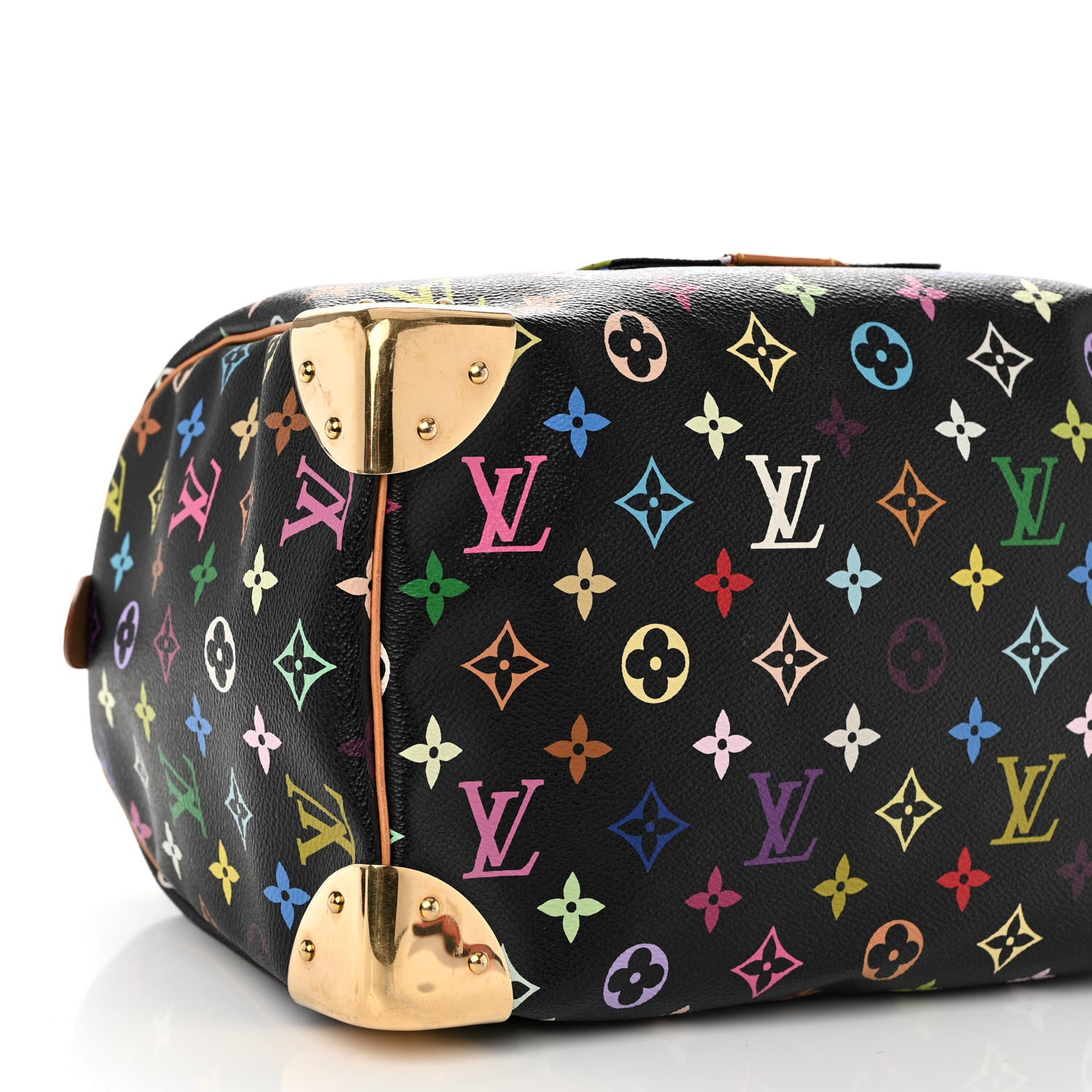 Louis Vuitton Monogram Multicolor Speedy 30 Black 8 of 9