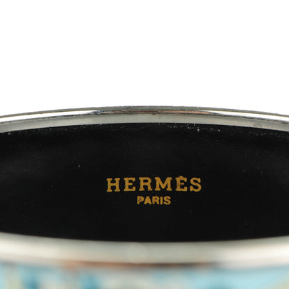 Hermes Enamel Printed Wide Bracelet 70 3 of 5