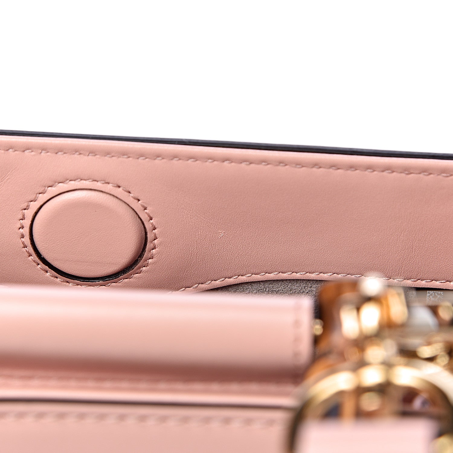 Gucci Nappa Bamboo Web Mini Nymphaea Top Handle Bag Perfect Pink Mystic White 10 of 15