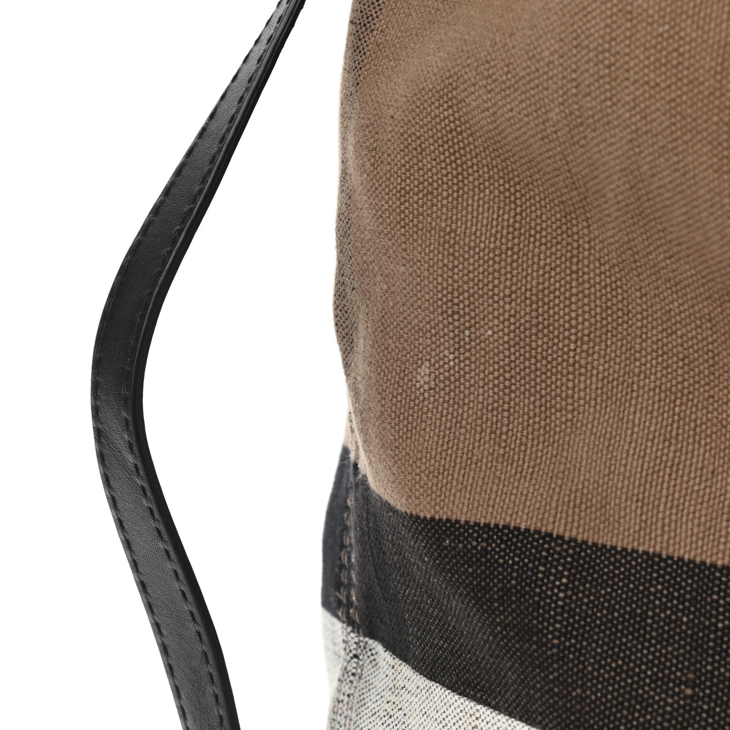 Canvas Mega Check Medium Ashby Hobo Saddle Black