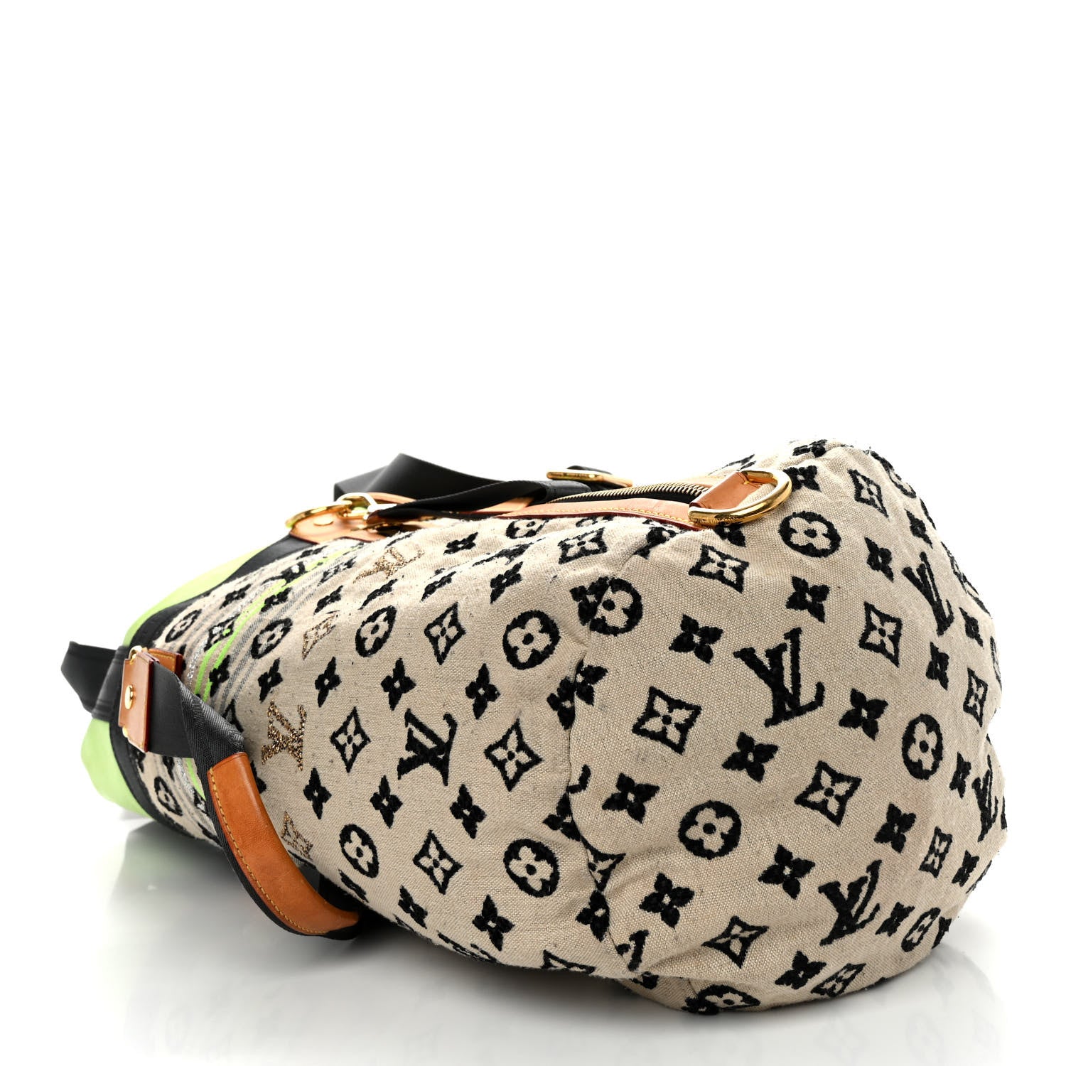 Louis Vuitton Fabric Jacquard Monogram Cheche Gypsy PM Vert 4 of 12