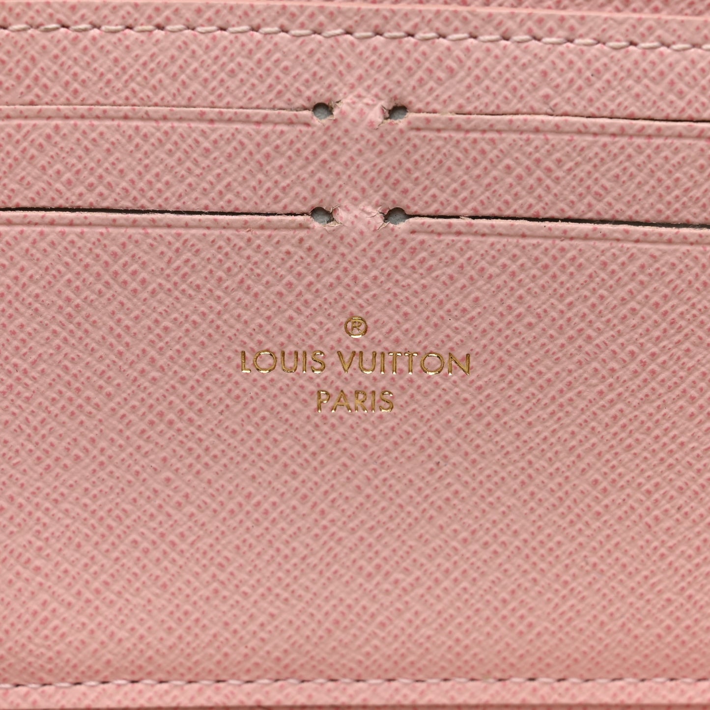 Damier Azur Clemence Wallet Rose Ballerine