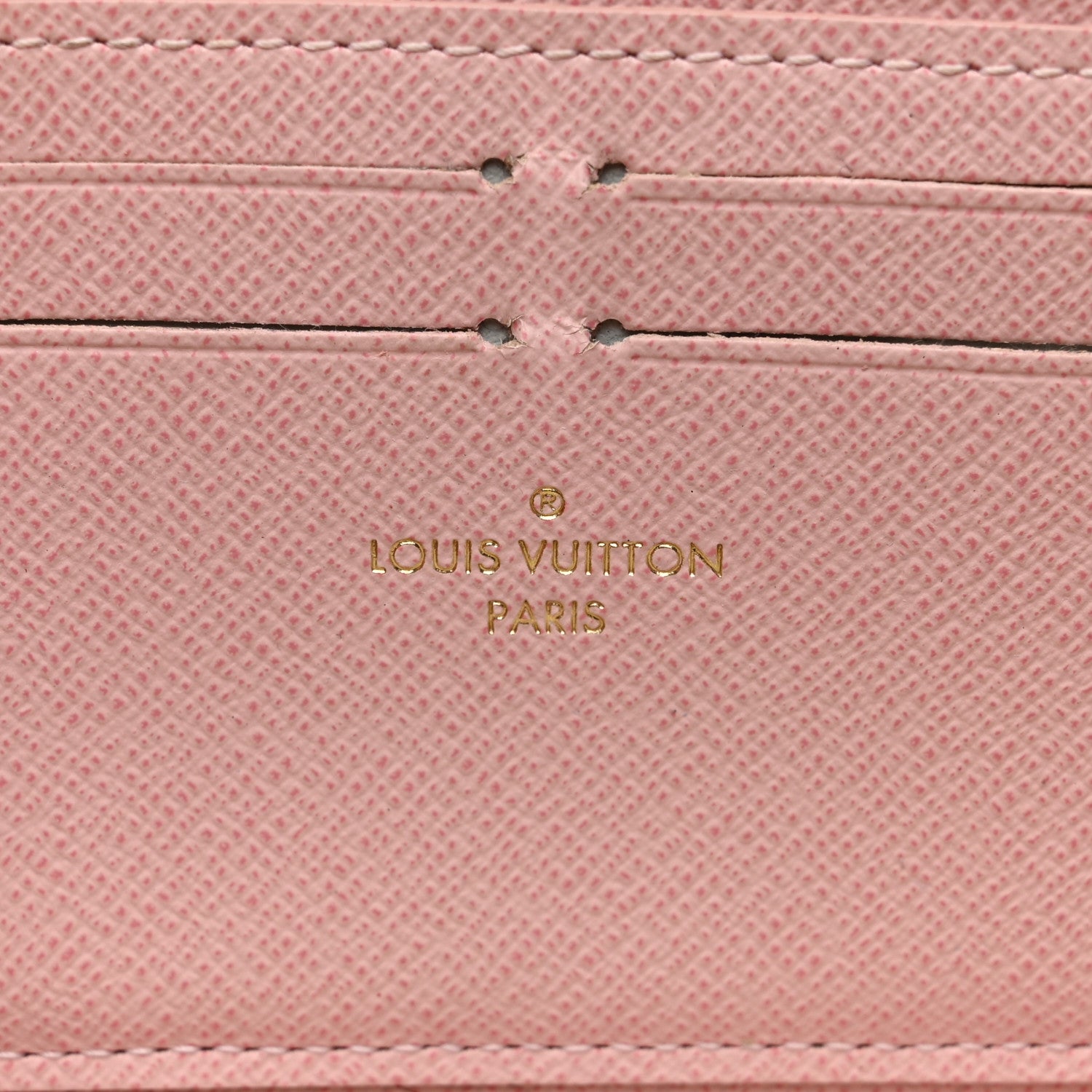 Louis Vuitton Damier Azur Clemence Wallet Rose Ballerine 6 of 8
