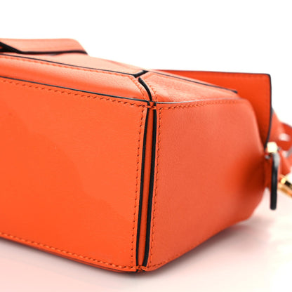 Loewe Calfskin Mini Puzzle Bag Orange 6 of 10