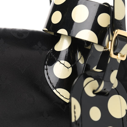 Louis Vuitton Nylon Kusama Infinity Dots Lockit Vertical MM Black White 10 of 11