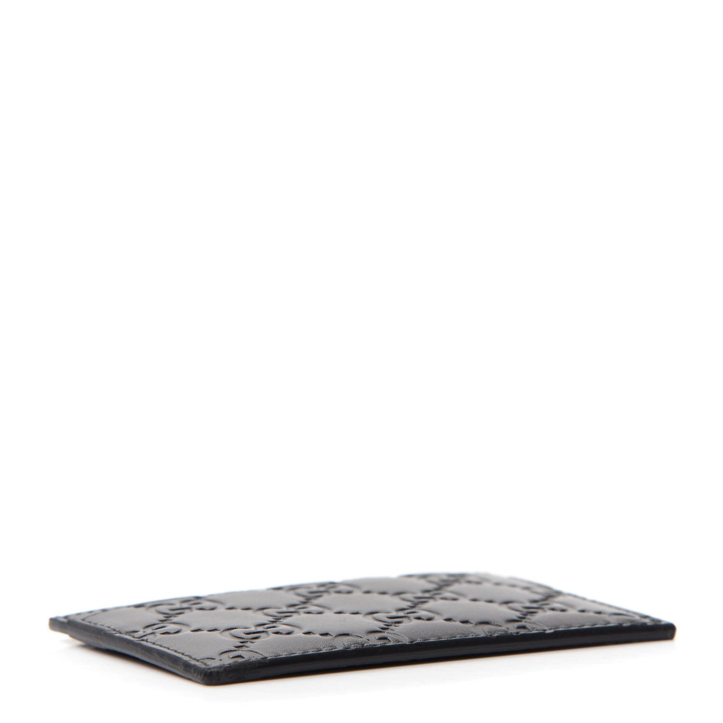 Guccissima Card Holder Black
