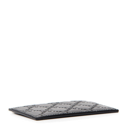 Gucci Guccissima Card Holder Black 4 of 5