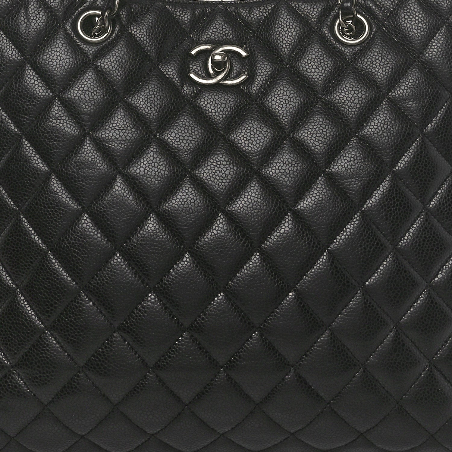 Chanel Caviar Quilted Large Shopping Tote Black 8 of 10