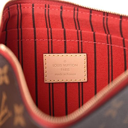 Louis Vuitton Monogram Neverfull MM GM Pochette Cherry 6 of 8