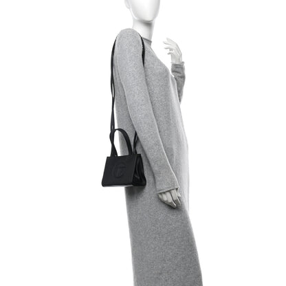 Telfar Vegan Leather Small Shopping Bag Black 2 of 11