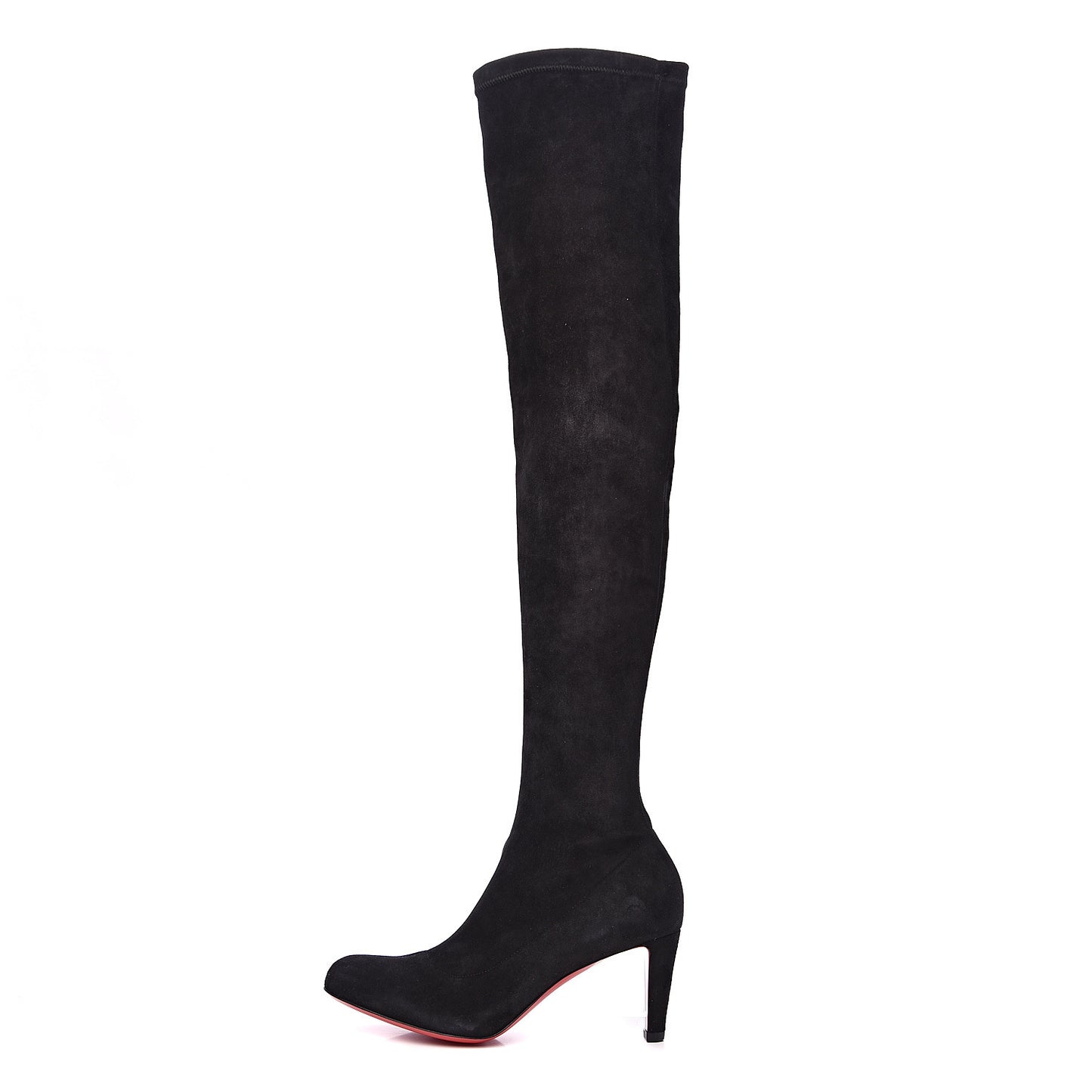 Veau Velours Alta Top 70 Over The Knee Boots 37.5 Black