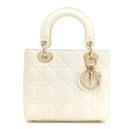 Christian Dior Lambskin Cannage Small My ABCDior Lady Dior Latte 1 of 10