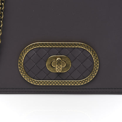Bottega Veneta Nappa Ellittica Chain Wallet Quetsche 9 of 10