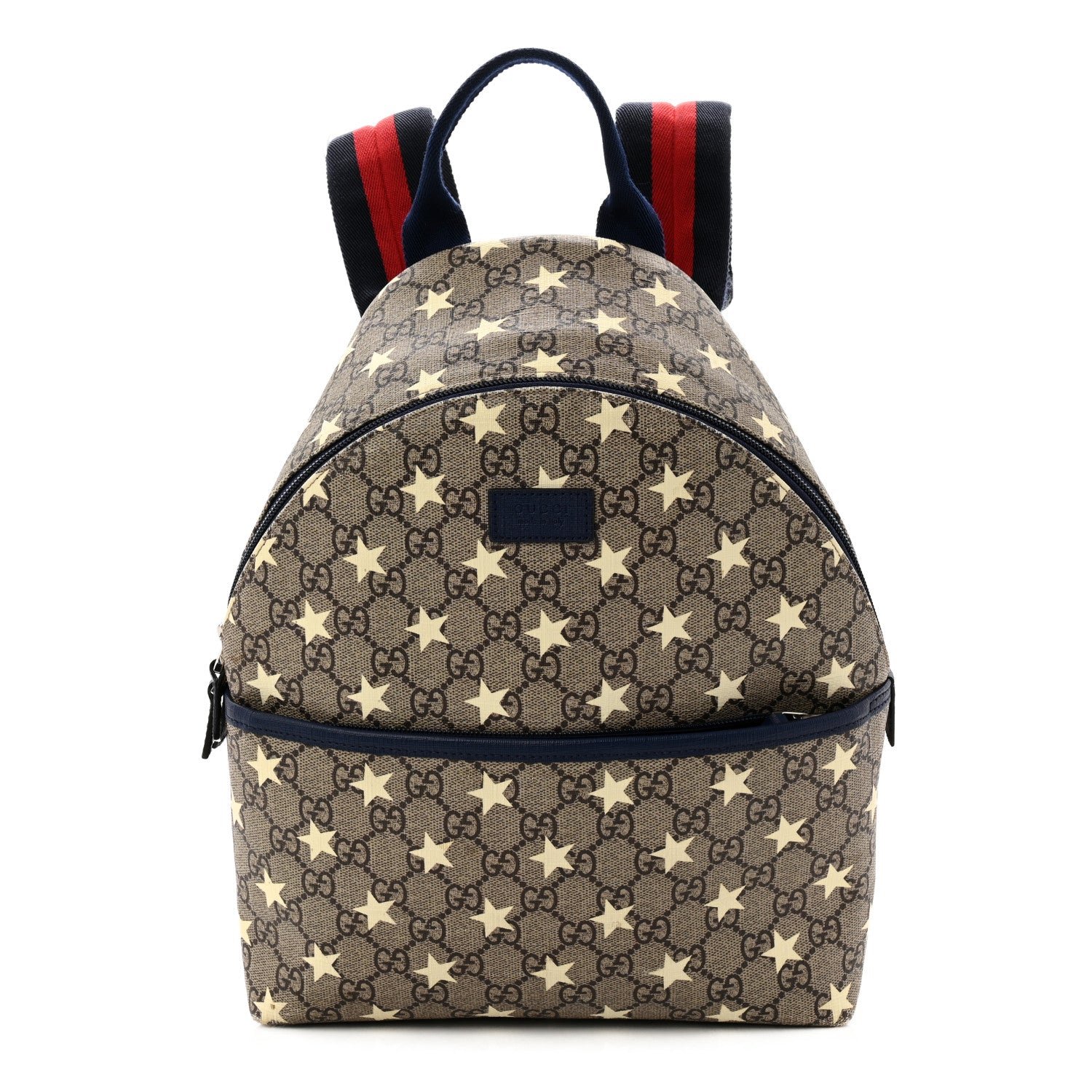 Gucci GG Supreme Monogram Stars Childrens Backpack Beige Ebony Yellow Royal 1 of 12