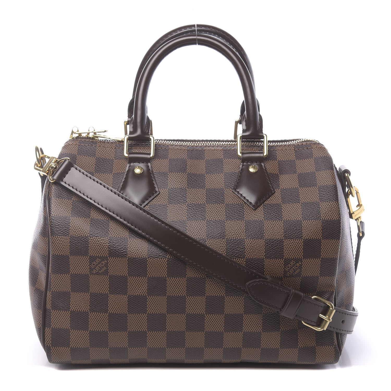 Louis Vuitton Damier Ebene Speedy Bandouliere 25 1 of 10