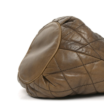 Chanel Lambskin Quilted Cloudy Bundle Hobo Beige 10 of 10