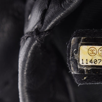 Chanel Lambskin Stitched Expandable Tote Black 9 of 9